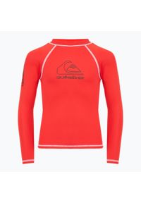 Longsleeve do pływania dziecięcy Quiksilver On Tour. Kolor: czerwony