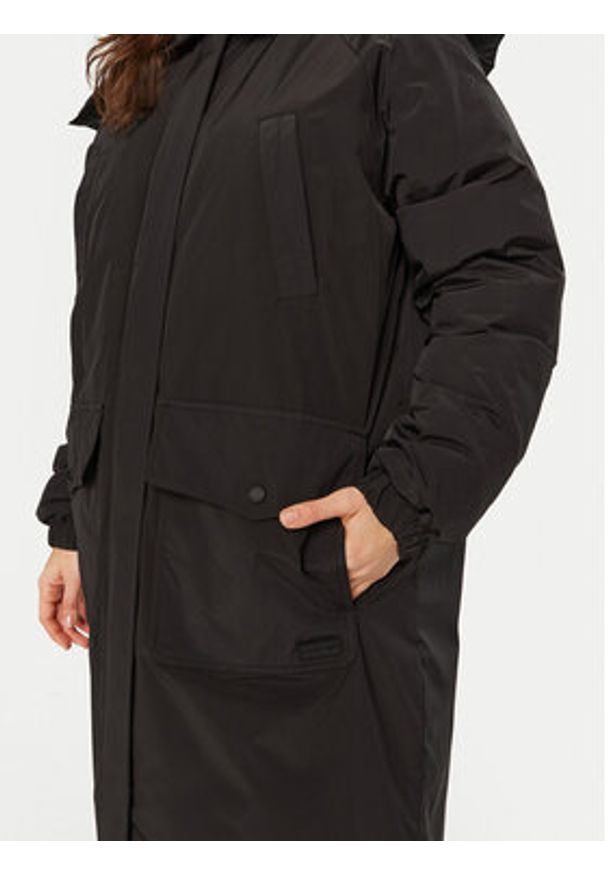 Hunter Płaszcz przejściowy HARW0014242 Czarny Regular Fit. Kolor: czarny. Materiał: syntetyk