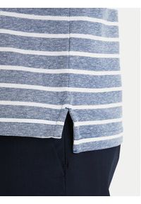 TOMMY HILFIGER - Tommy Hilfiger Polo MW0MW33140 Niebieski Regular Fit. Typ kołnierza: polo. Kolor: niebieski. Materiał: bawełna #5