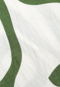 Born2be - Zielona Wiskozowa Bluzka Oversize z Krótkim Rękawem w Abstrakcyjny Wzór Ginedina. Okazja: na co dzień, do pracy, na spotkanie biznesowe. Kolor: zielony. Materiał: wiskoza. Długość rękawa: krótki rękaw. Długość: krótkie. Styl: casual, biznesowy, elegancki #2