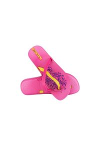 AQUA-SPORT - Japonki basenowe damskie aqua-sport butterfly. Kolor: różowy. Styl: sportowy #1