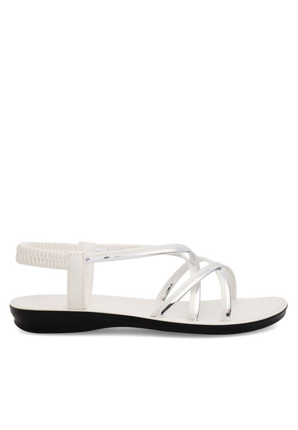 Sandały Clara Barson. Kolor: biały