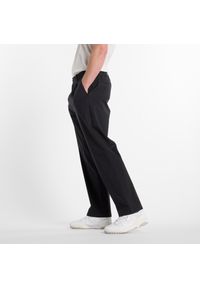Spodnie męskie New Balance MP51563BK – czarne. Kolor: czarny. Materiał: bawełna, materiał, nylon #3
