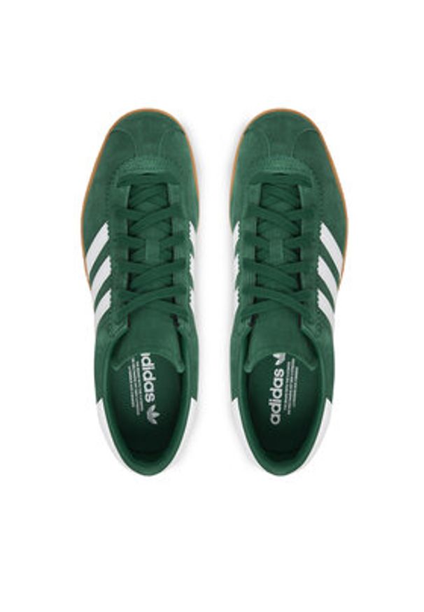 Adidas - adidas Sneakersy Stadt JI1883 Zielony. Kolor: zielony. Materiał: zamsz, skóra