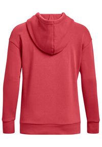 Under Armour Bluza Essential Fleece Hoodie 1373033 Czerwony Regular Fit. Kolor: czerwony #6