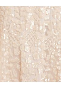 NEEDLE & THREAD - Sukienka midi Aurelia. Kolor: beżowy. Materiał: koronka. Wzór: aplikacja, kwiaty, koronka. Styl: vintage. Długość: midi #7