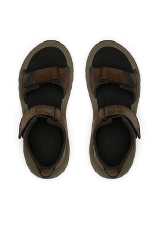 columbia - Columbia Sandały Konos™ Hiker 2-Strap 2121561 Brązowy. Kolor: brązowy. Materiał: skóra, zamsz