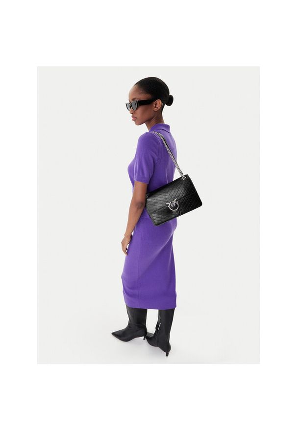 Pinko - Torebka PINKO. Kolor: czarny