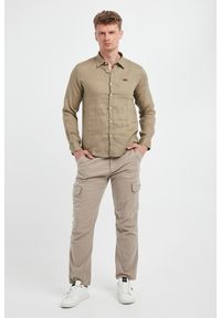 Aeronautica Militare - Koszula męska lniana AERONAUTICA MILITARE. Materiał: len #2