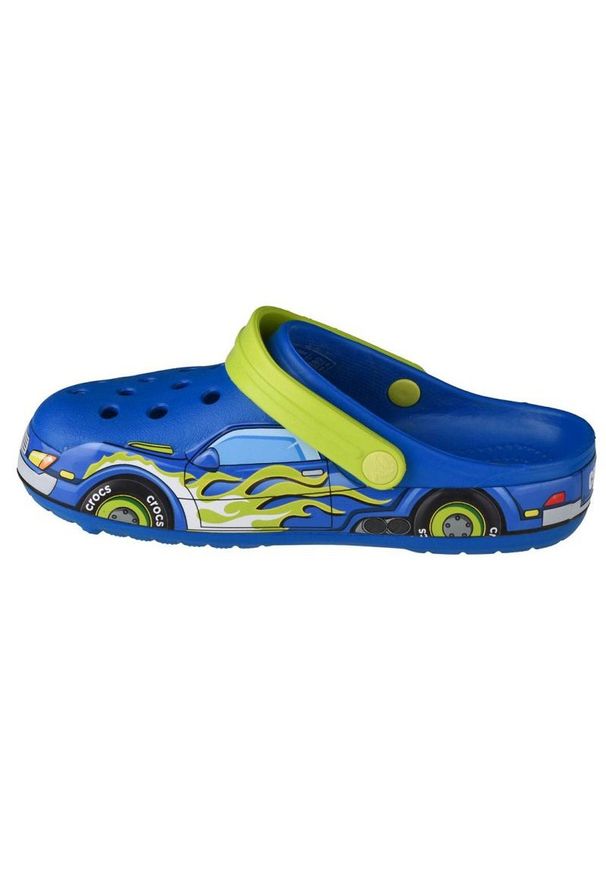 Klapki Crocs Fun Lab Truck Band Clog 207074-4JL niebieskie. Kolor: niebieski. Materiał: syntetyk. Sezon: lato. Styl: wakacyjny
