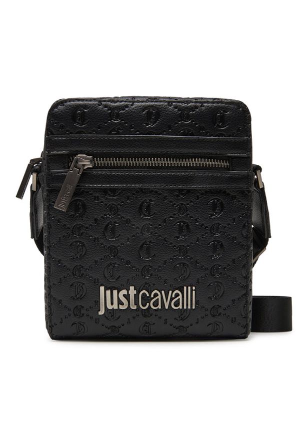 Just Cavalli Saszetka 78QA4B32 ZSB84 Czarny. Kolor: czarny. Materiał: skóra