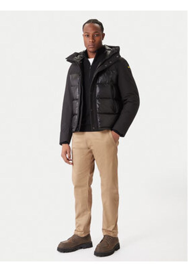 Blauer Kurtka puchowa Giubbini 25WBLUC03143 Czarny Regular Fit. Kolor: czarny. Materiał: syntetyk