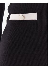Liu Jo Sukienka dzianinowa CF3013 MS99E Czarny Slim Fit. Kolor: czarny. Materiał: dzianina, syntetyk