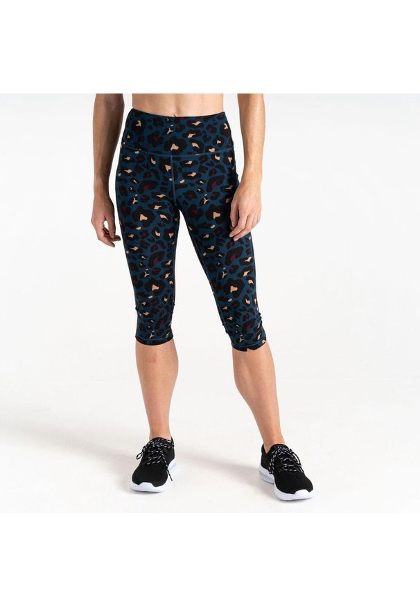 DARE 2B - Damskie legginsy sportowe 3/4 Influential. Kolor: zielony. Sport: fitness