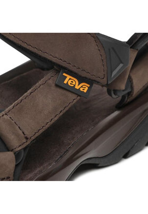 Teva Sandały M Terra Fi 5 Universal Leather 1099442 Brązowy. Kolor: brązowy. Materiał: nubuk, skóra