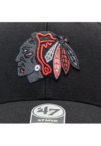 47 Brand Czapka z daszkiem NHL Chicago Blackhawks Sure Shot Snapback '47 MVP HVIN-SUMVP04WBP-BK94 Czarny. Kolor: czarny. Materiał: materiał #3
