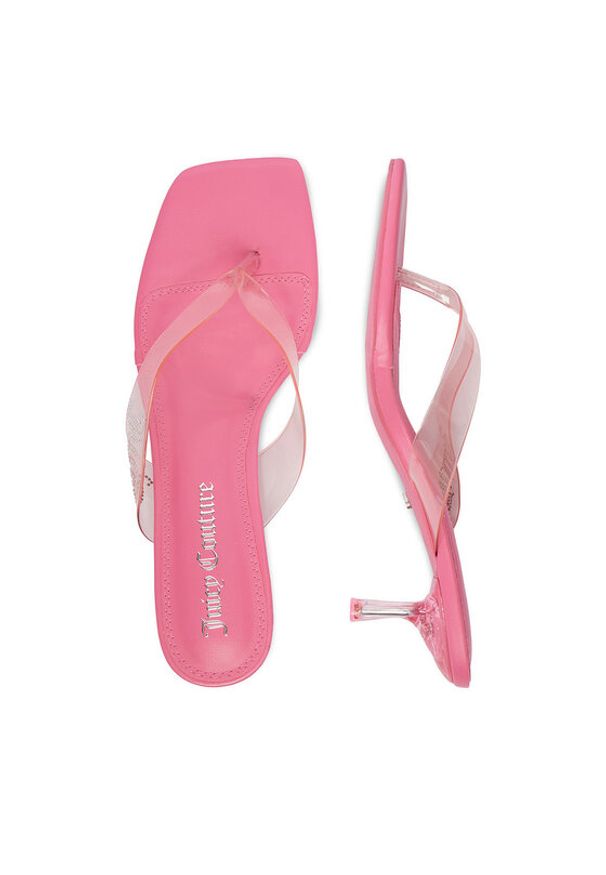 Juicy Couture Japonki EO-259-130-01 Różowy. Kolor: różowy. Materiał: syntetyk