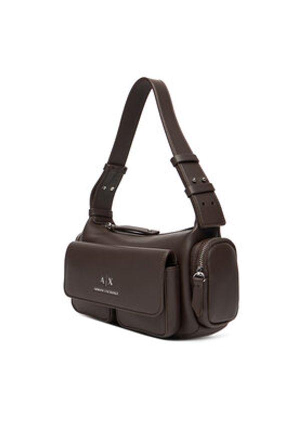 Armani Exchange Torebka XW000405 AF12589 U6304 Brązowy. Kolor: brązowy. Materiał: skórzane