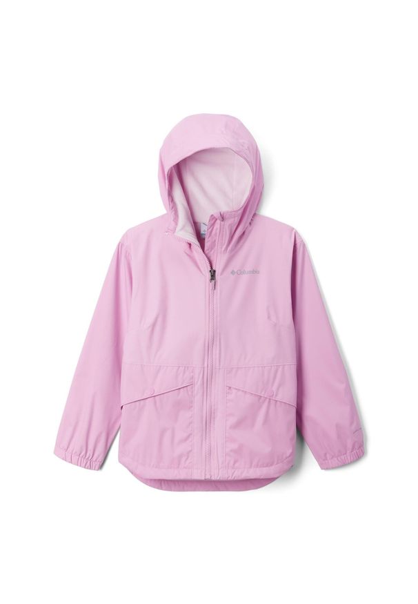 columbia - Kurtka Sportowa Z Kapturem Dziewczęca Columbia Rainy Trails Fleece Lined. Typ kołnierza: kaptur. Kolor: różowy. Sport: turystyka piesza