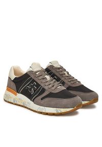 Premiata Sneakersy LANDER VAR 7207 Szary. Kolor: szary. Materiał: zamsz, skóra #5