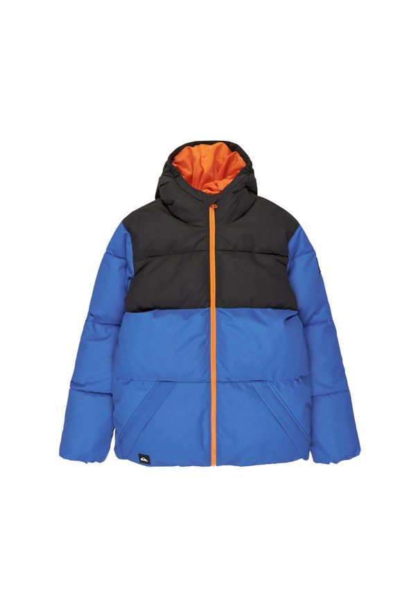 Quiksilver - Kurtka śnieżna dla Młodzież FINAL WORD Niebieski. Kolor: niebieski. Materiał: poliester, materiał. Wzór: kolorowy. Sezon: zima. Sport: narciarstwo