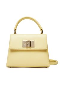 Furla Torebka 1927 WB00109 ARE000 3684S Żółty. Kolor: żółty. Materiał: skórzane