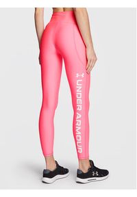 Under Armour Legginsy HeatGear® 1376327 Różowy Slim Fit. Kolor: różowy. Materiał: syntetyk #4