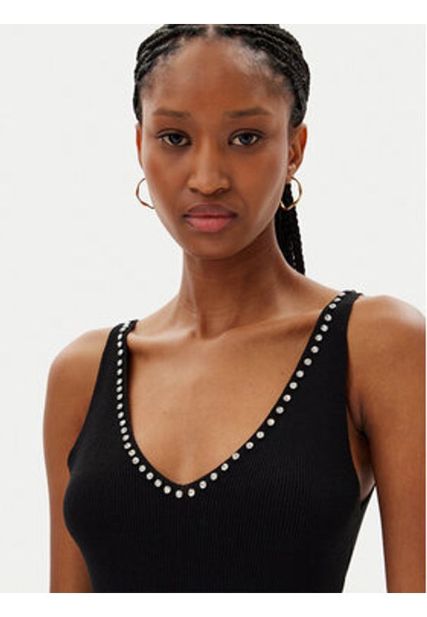 MET Top M10 288MG Czarny Regular Fit. Kolor: czarny. Materiał: wiskoza