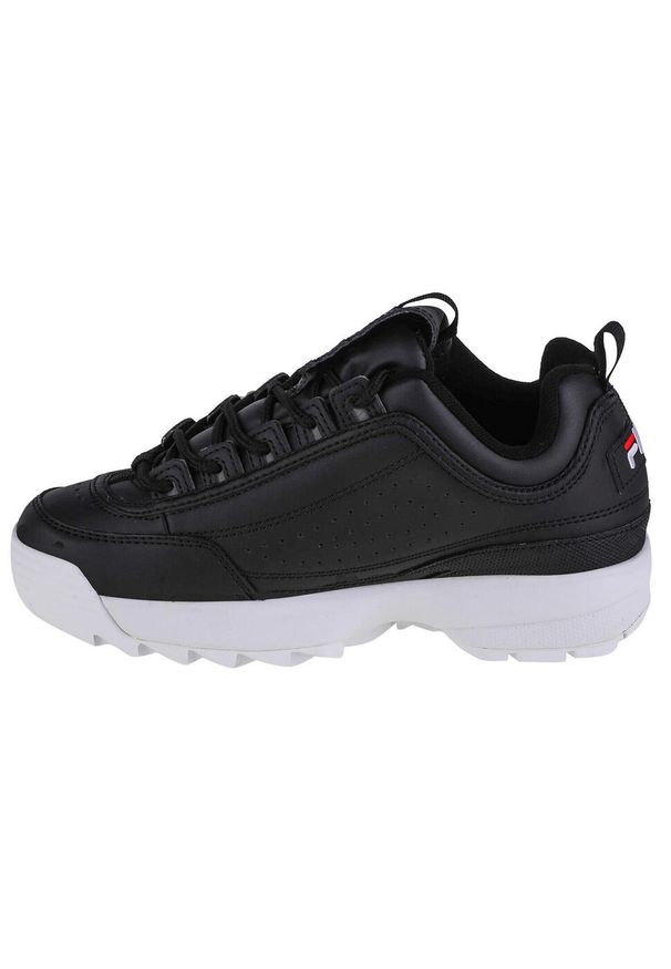 Buty sportowe Sneakersy dziewczęce, Fila Disruptor Teens. Kolor: biały, wielokolorowy, czarny. Sport: turystyka piesza