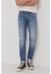 Pepe Jeans Jeansy męskie. Kolor: niebieski
