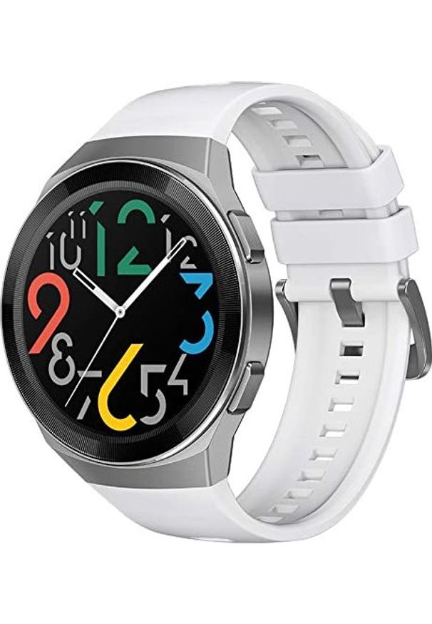 HUAWEI - Smartwatch Huawei Watch GT 2e Biały (55025290). Rodzaj zegarka: smartwatch. Kolor: biały