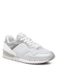 Pepe Jeans Sneakersy London W Albal PLS31463 Srebrny. Kolor: srebrny. Materiał: materiał #7