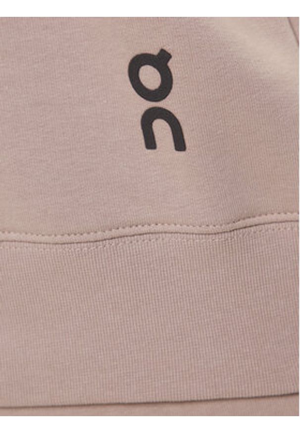 On Bluza Club Hoodie 1ME1003 Beżowy Relaxed Fit. Kolor: beżowy. Materiał: bawełna