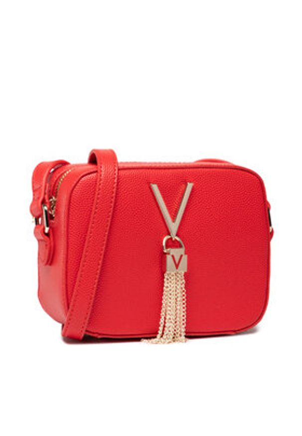 VALENTINO - Valentino Torebka Divina VBS1R409G Czerwony. Kolor: czerwony. Materiał: skórzane