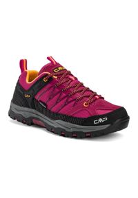 Buty trekkingowe dziecięce CMP Rigel Low Wp. Okazja: na co dzień. Kolor: różowy