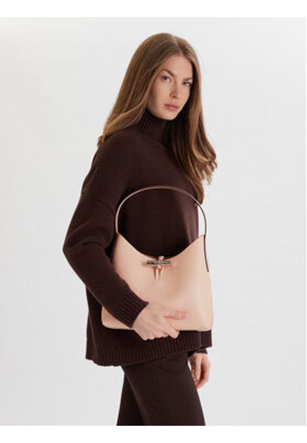 Longchamp Torebka 10153HCN Różowy. Kolor: różowy. Materiał: skórzane