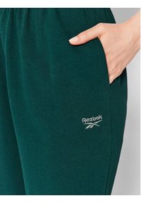 Reebok Spodnie dresowe Classics French Terry HH9745 Zielony Loose Fit. Kolor: zielony. Materiał: bawełna #5