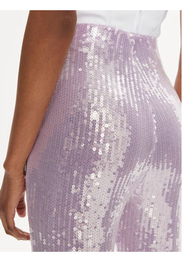 Patrizia Pepe Spodnie materiałowe 2P1615/A394-M505 Fioletowy Regular Fit. Kolor: fioletowy. Materiał: syntetyk