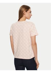 Guess T-Shirt V4YI04 I3Z14 Różowy Regular Fit. Kolor: różowy. Materiał: bawełna #5