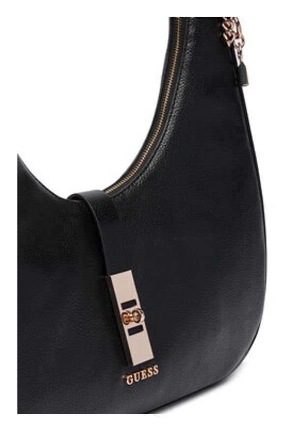 Guess Torebka Brooke HWBG98 97020 Czarny. Kolor: czarny. Materiał: skórzane