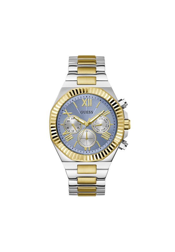 Guess Zegarek Equity GW0703G3 Srebrny. Kolor: srebrny