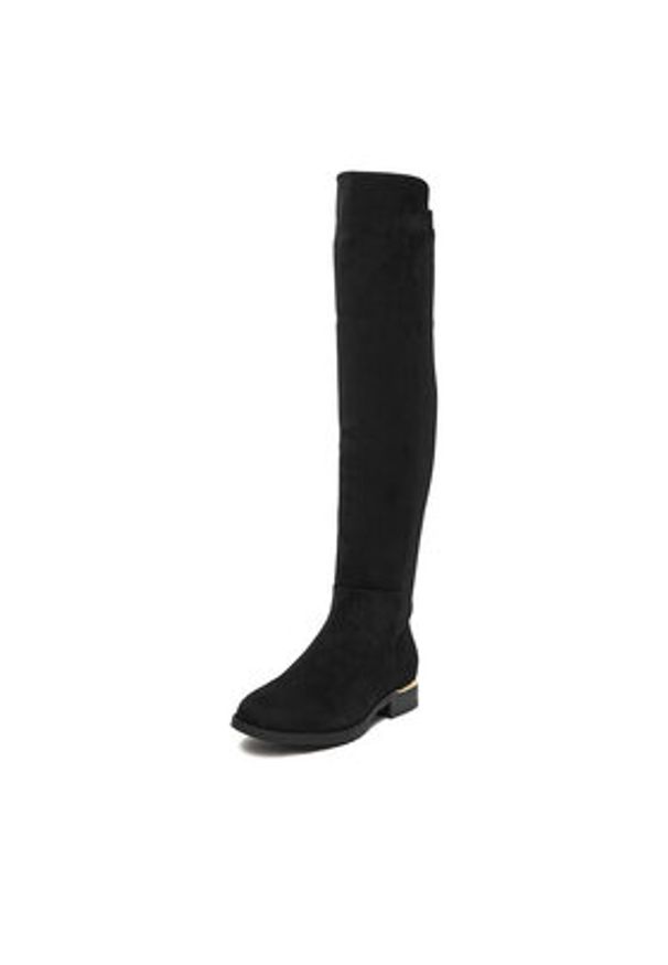 DeeZee Muszkieterki 10816-2 Czarny. Kolor: czarny. Materiał: materiał