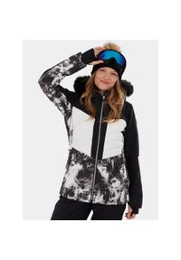 FUNDANGO - Kurtka Narciarska Damska Fundango Salina. Kolor: czarny, wielokolorowy, biały. Sezon: zima. Sport: narciarstwo #1