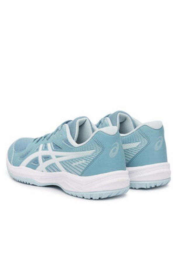 Asics Buty halowe Upcourt 6 1071A104 Niebieski. Kolor: niebieski. Materiał: skóra