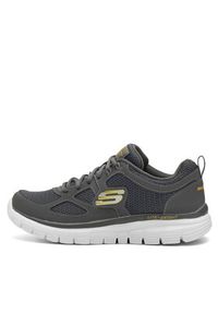 skechers - Skechers Sneakersy BURNS AGOURA 52635 CHAR Szary. Kolor: szary. Materiał: mesh, materiał #5