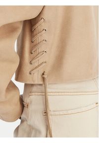 BOSS Kurtka skórzana C_Salace 50554143 Beżowy Regular Fit. Kolor: beżowy. Materiał: skóra #5