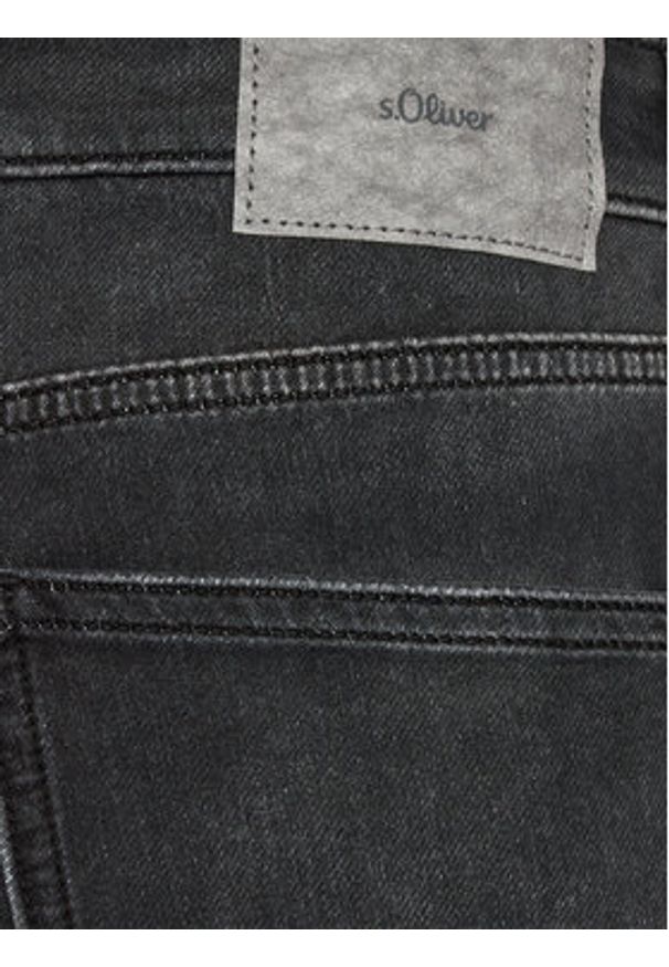 s.Oliver Szorty jeansowe 2142318 Szary Regular Fit. Kolor: szary. Materiał: bawełna