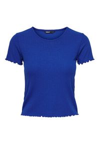 only - ONLY T-Shirt Emma 15201206 Niebieski Regular Fit. Kolor: niebieski. Materiał: syntetyk