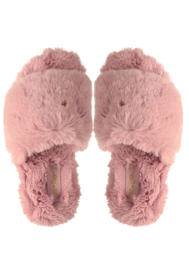 Flip*Flop - Kapcie damskie Flip Flop Slide ciepłe wygodne klapki różowe. Kolor: różowy. Materiał: tkanina. Styl: sportowy