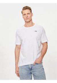 Fila Komplet 2 t-shirtów FAM0083 Biały Regular Fit. Kolor: biały. Materiał: bawełna #1